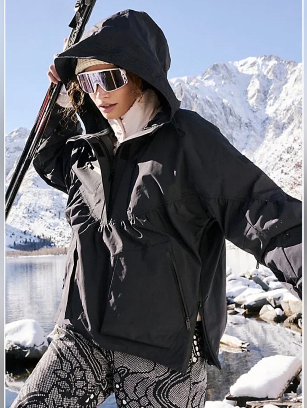 Free People Movement Peak To Peak Popover Waterproof Shell Jacket